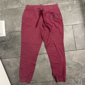 Victoria’s Secret Maroon Joggers in Small